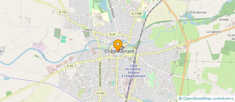 localisation de l'entreprise SARL BIZOT BOIVIN à CHATEAUBRIANT