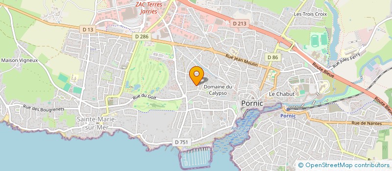 localisation de l'entreprise SARL BJDS à PORNIC