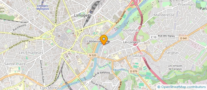 localisation de l'entreprise SARL BJFM à LIMOGES