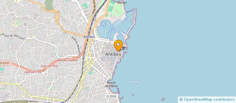 localisation de l'entreprise SARL BLACK PEARL 86 à ANTIBES