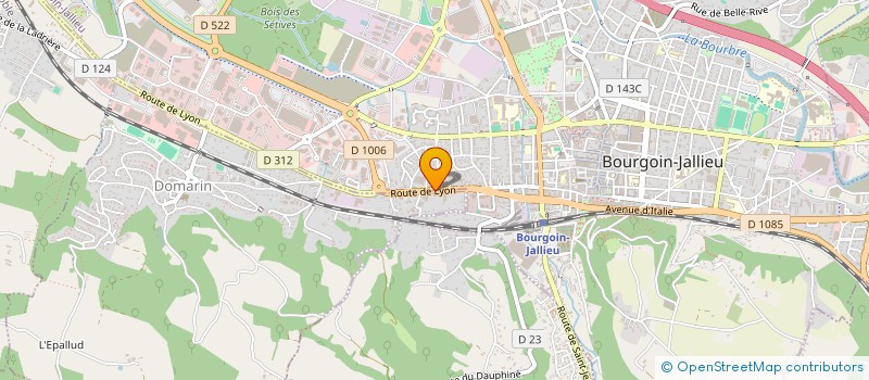 localisation de l'entreprise SARL BLAIS à BOURGOIN-JALLIEU