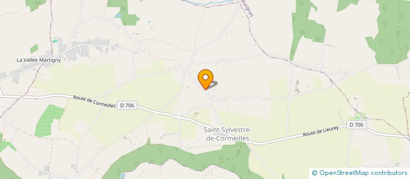 localisation de l'entreprise SARL BLAIS T.P  SAINT-SYLVESTRE-DE-CORMEILLES