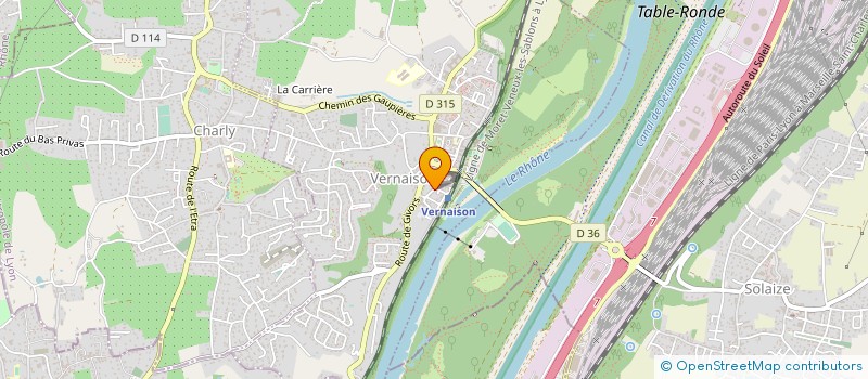 localisation de l'entreprise SARL BLANC  VERNAISON