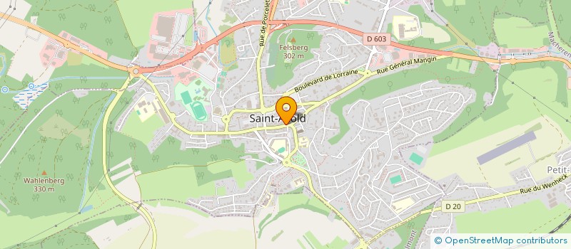 localisation de l'entreprise SARL BLANC MARINE  SAINT-AVOLD