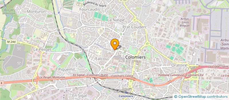 localisation de l'entreprise SARL BLANC TRINTIGNAC à COLOMIERS