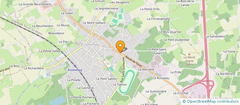 localisation de l'entreprise SARL BLANCHARD  ECOMMOY