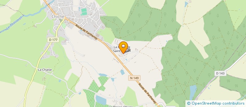 localisation de l'entreprise SARL BLANCHARD ALAIN  CHICHE