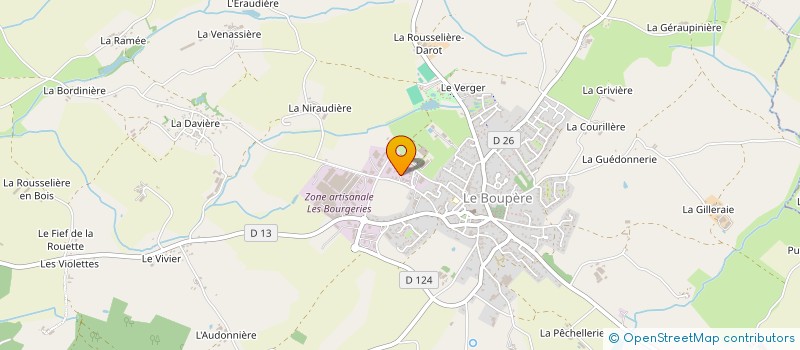 localisation de l'entreprise SARL BLANCHARD ET CIE à LE BOUPERE