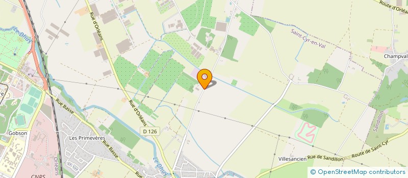 localisation de l'entreprise SARL BLANCHARD ET FILS à SAINT-CYR-EN-VAL
