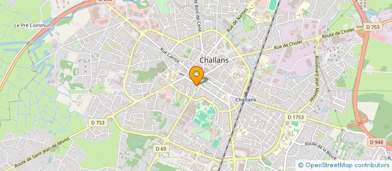 localisation de l'entreprise SARL BLANCHARD IMMOBILIER à CHALLANS
