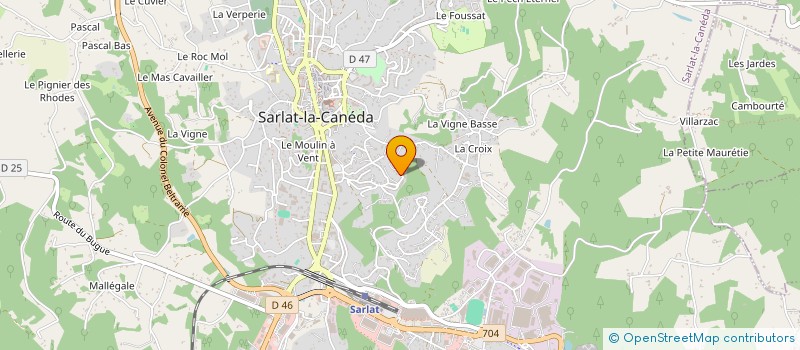 localisation de l'entreprise SARL BLANCHARDIE LAVAL à SARLAT-LA-CANEDA