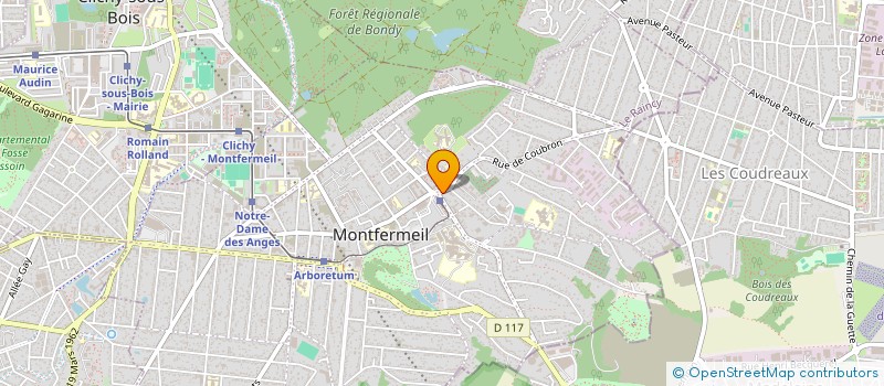 localisation de l'entreprise SARL BLANCHE PAILLIER & CIE à MONTFERMEIL
