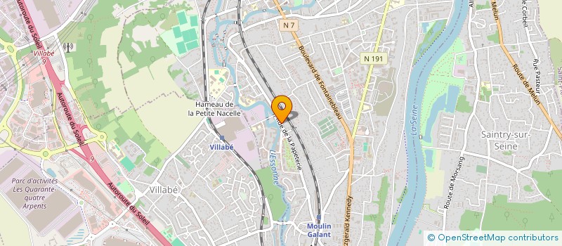 localisation de l'entreprise SARL BLANCHET à CORBEIL-ESSONNES