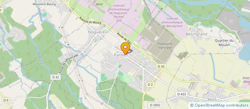 localisation de l'entreprise SARL BLANCHISSERIE ALONZI à PARDIES