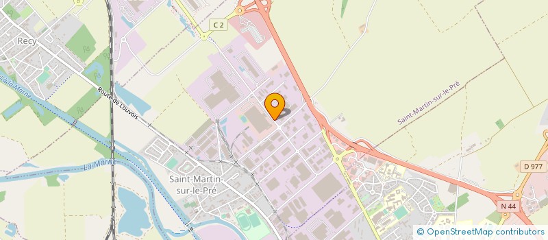 localisation de l'entreprise SARL BLANCHISSERIE CHALONNAISE  SAINT-MARTIN-SUR-LE-PRE