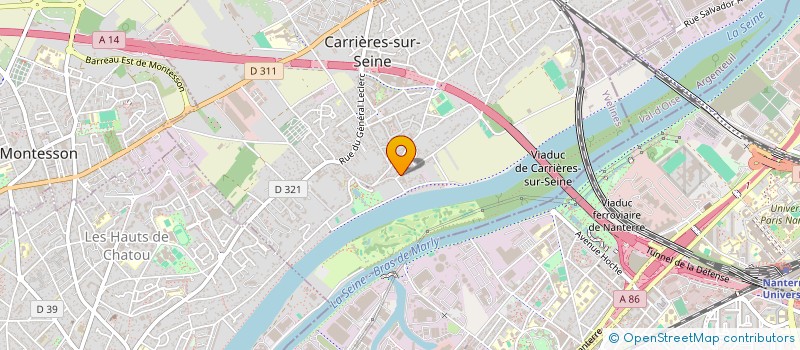 localisation de l'entreprise SARL BLANCHISSERIE DE CARRIERES SEINE à CARRIERES-SUR-SEINE