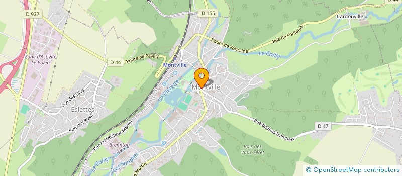 localisation de l'entreprise SARL BLANCHISSERIE MONTVILLAISE à MONTVILLE