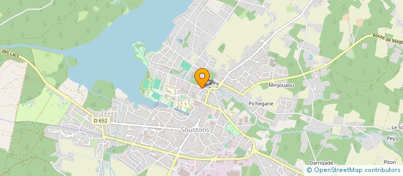 localisation de l'entreprise SARL BLANCHISSERIE SOUSTONNAIS à SOUSTONS