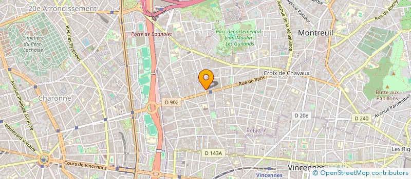 localisation de l'entreprise SARL BLANCO à MONTREUIL