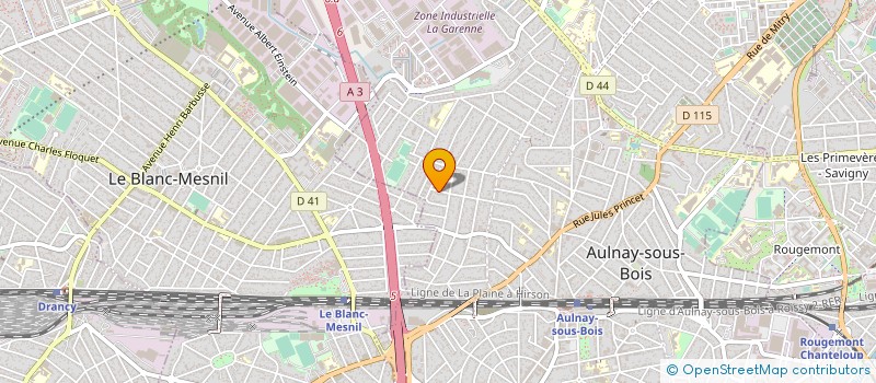 localisation de l'entreprise SARL BLANGUERIN à AULNAY-SOUS-BOIS