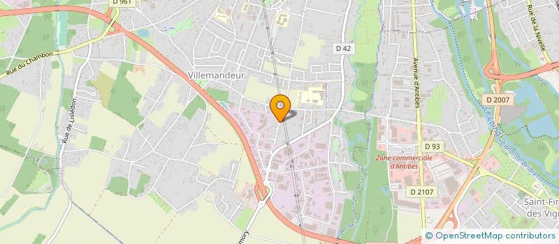 localisation de l'entreprise SARL BLANLUET MICHEL à VILLEMANDEUR
