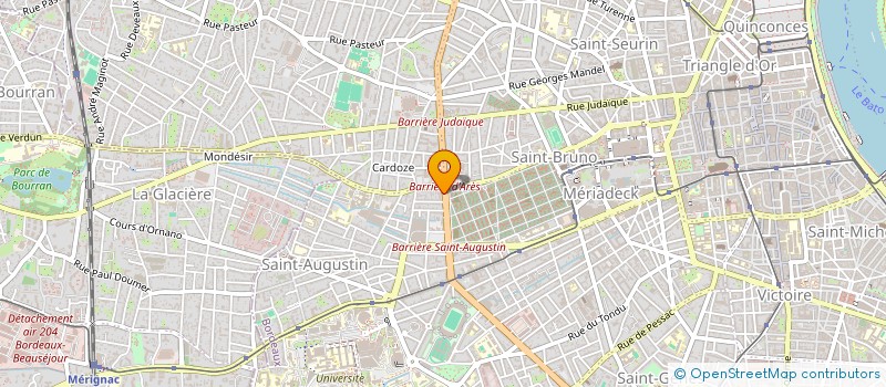 localisation de l'entreprise SARL BLAX  BORDEAUX