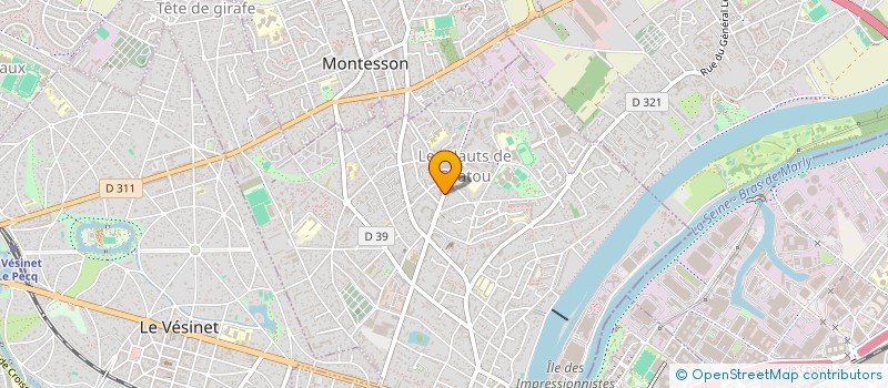 localisation de l'entreprise SARL BLAY  CHATOU