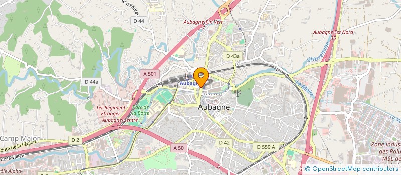 localisation de l'entreprise SARL BLB à AUBAGNE