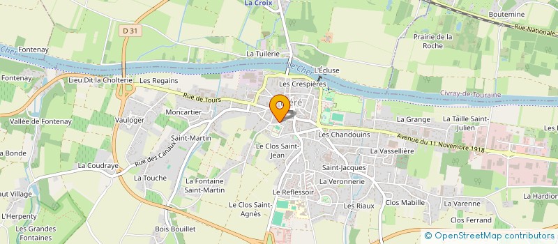 localisation de l'entreprise SARL BLERE DEMENAGEMENT à BLERE