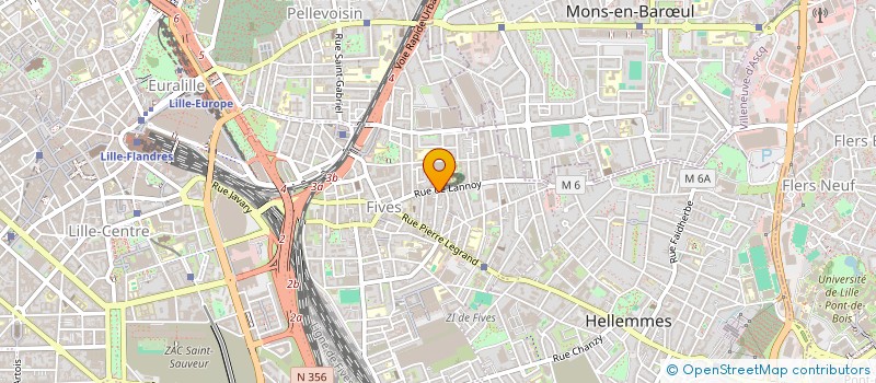 localisation de l'entreprise SARL BLEU CIEL à LILLE