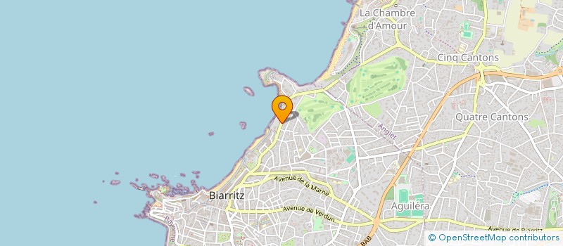 localisation de l'entreprise SARL BLI à BIARRITZ