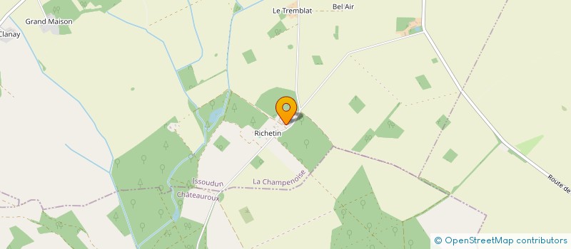localisation de l'entreprise SARL BLIN à LA CHAMPENOISE