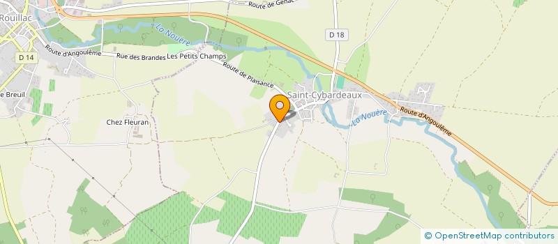 localisation de l'entreprise SARL BLIN ET FILS à ROUILLAC