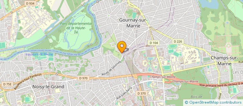 localisation de l'entreprise SARL BLIN SET SERVICE  GOURNAY-SUR-MARNE