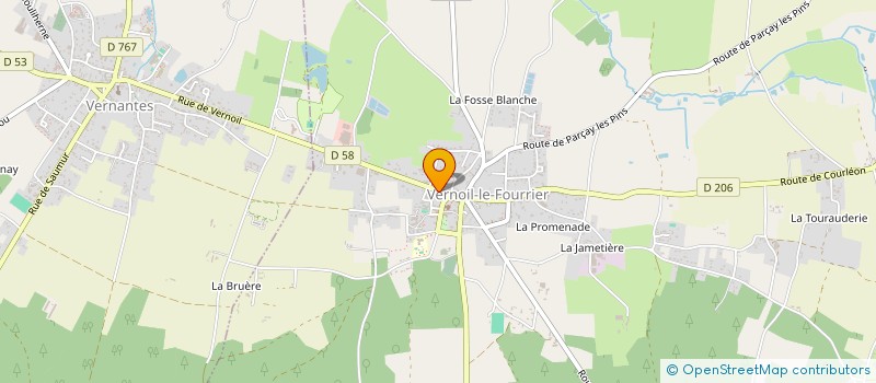 localisation de l'entreprise SARL BLISS à VERNOIL-LE-FOURRIER
