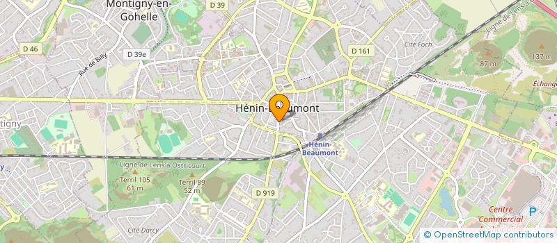 localisation de l'entreprise SARL BLONDEAU à HENIN-BEAUMONT