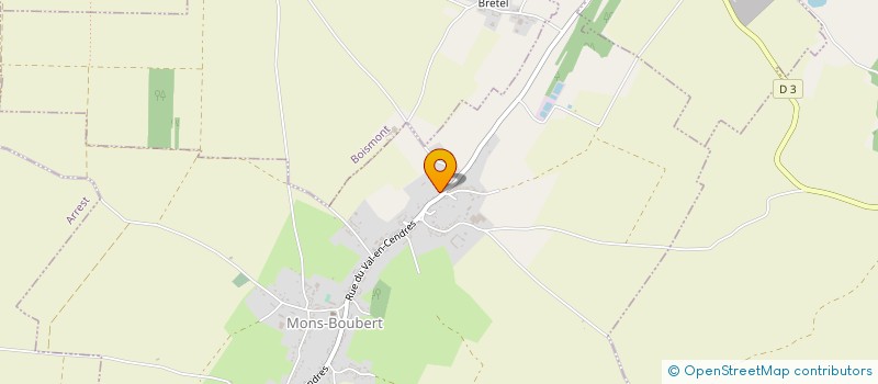 localisation de l'entreprise SARL BLONDIN ALEXIS à MONS-BOUBERT