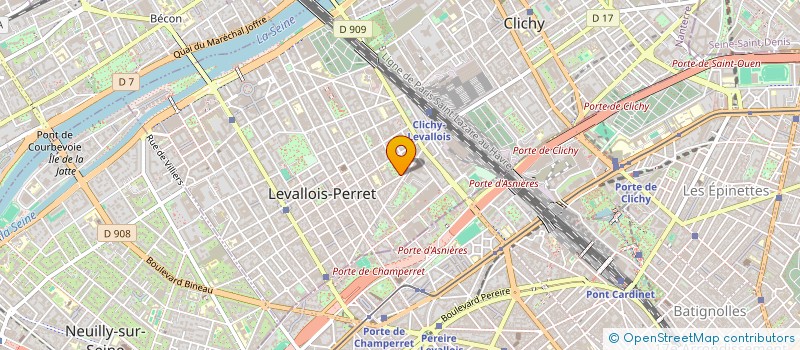 localisation de l'entreprise SARL BLOOMING à LEVALLOIS-PERRET