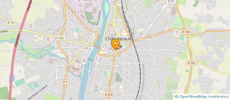 localisation de l'entreprise SARL BLOSSAC OPTIQUE CHATELLERAULT à CHATELLERAULT
