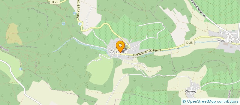 localisation de l'entreprise SARL BLOUCTET  ARCENANT