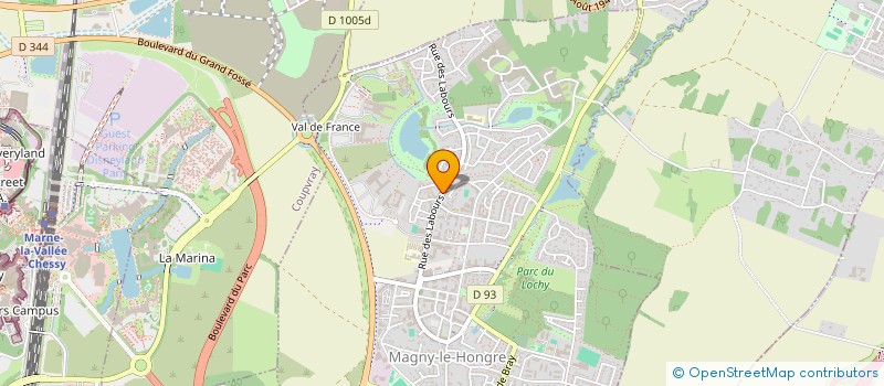 localisation de l'entreprise SARL BLU LA FERMETTE  BAILLY-ROMAINVILLIERS