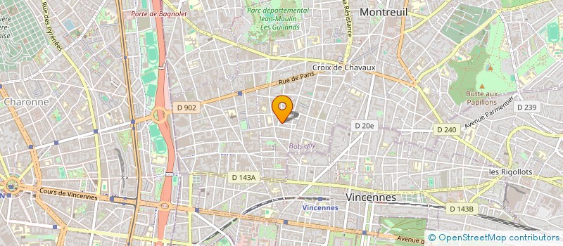 localisation de l'entreprise SARL BLUE WAY à MONTREUIL