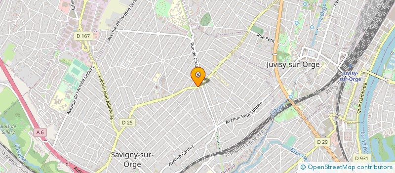 localisation de l'entreprise SARL BLUESERVICES à SAVIGNY-SUR-ORGE