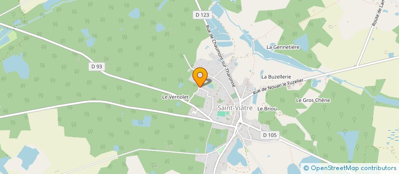 localisation de l'entreprise SARL BLUTIER GRISON  LA FERTE-BEAUHARNAIS