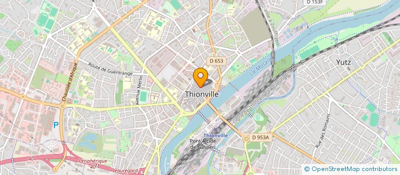 localisation de l'entreprise SARL BM  THIONVILLE