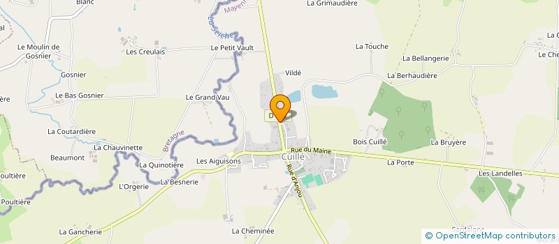 localisation de l'entreprise SARL BMG à CUILLE