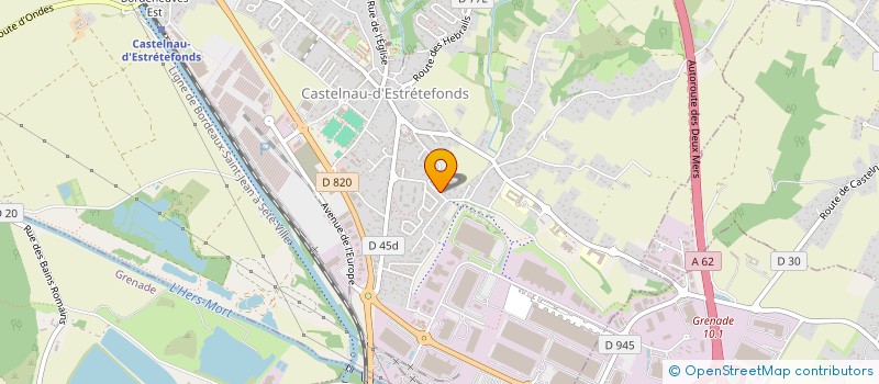 localisation de l'entreprise SARL BMG CONSTRUCTION  CASTELNAU-D'ESTRETEFONDS