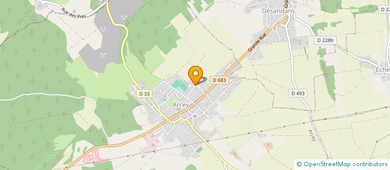 localisation de l'entreprise SARL BMS  ARCEY