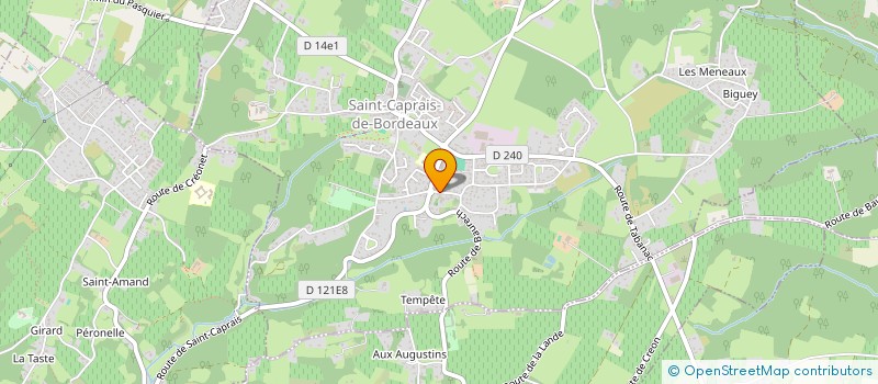 localisation de l'entreprise SARL BMS à SAINT-CAPRAIS-DE-BORDEAUX