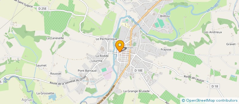 localisation de l'entreprise SARL BMSC  EYMET